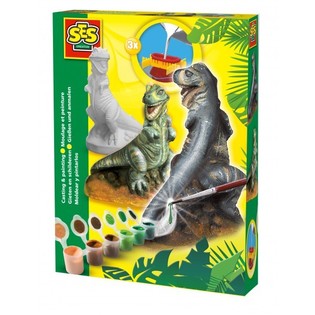 SES 석고 캐스팅 및 채색 - 공룡 티라노사우르스 T-Rex (1개)