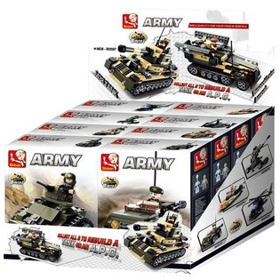 슬루반 육군 탱크 또는 장갑차 APC 8-in-1 M38-B0587 (1디스플레이/8개입)