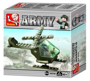 Sluban 전투 헬리콥터 M38-B5700 (1개)