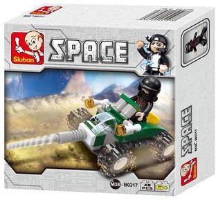 Sluban Space Vehicle M38-B0317 우주선 블록 세트 (1개)