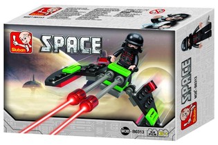 슬루반 우주 전투기 Sluban Space Fighter M38-B0313 (1개)
