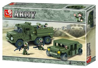 Sluban 군대 수송차 M38-B0306 (1개)