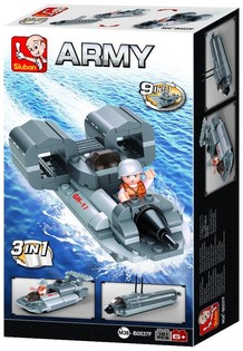 Sluban 스피드보트 3-in-1 M38-B0537F (1개)