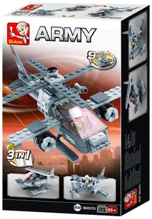슬루반 전투 헬리콥터 3in1 M38-B0537G (1개)