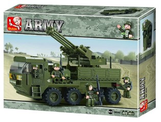 슬루반 Sluban 아미 시리즈 헤비 트럭 M38-B0302 (1개)