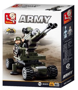 Sluban 8 in 1 포병 M38-B0587E (1개)
