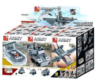 Sluban 항공모함 9in1 M38-B0537 블록 (1 디스플레이 / 9개입)