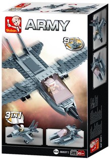 슬루반 전투기 3in1 M38-B0537I (1개)