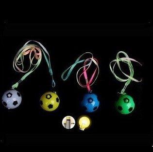 반짝이는 LED 축구공 목걸이 펜던트 (48개입)