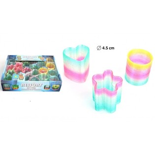 슬링키 스프링 완구 믹스 디자인 &Oslash;4.5 CM 디스플레이 (24개입)