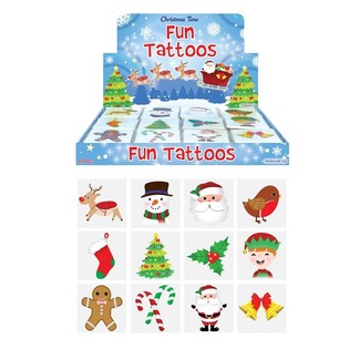 크리스마스 펀 타투 &ndash; 크리스마스 모델 (48팩 x 12개입)