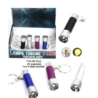 5 LED 후레쉬 키링 디스플레이 세트 (24개입)