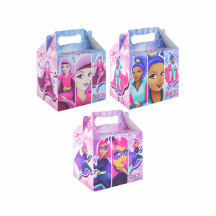 메뉴 박스 &ndash; SUPER GIRLS &ndash; 14 x 9.5 x 18 cm (24개)