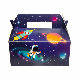 어린이 세트 식판 메뉴 박스 우주 / Space - 22.5 x 12 x 9.5 cm (24개입)