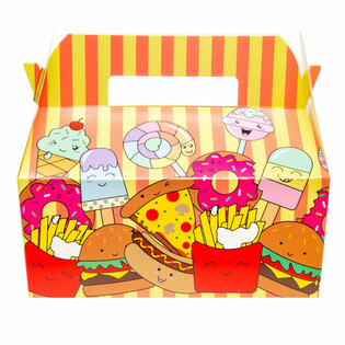 패스트푸드 메뉴 박스 - 22.5 x 12 x 9.5 cm (24개입)