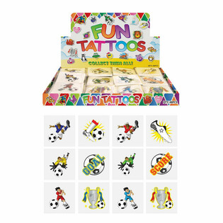 FUN TATTOO'S - 축구 디스플레이 (12매입 48팩)