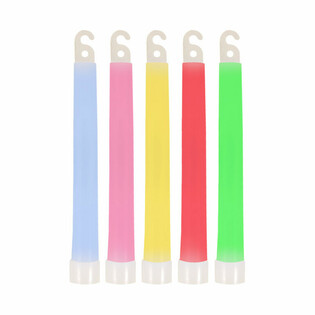 야광봉 GLOW STICK - 15CM 목걸이 줄 포함 - 믹스 컬러 (25개입)