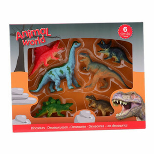 ANIMAL WORLD - 공룡 장난감 세트 (6개입)