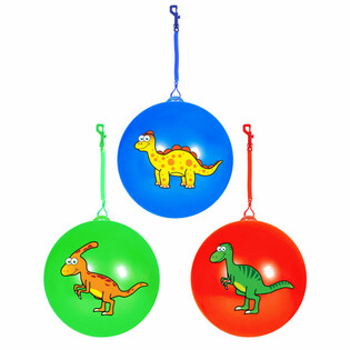 공룡 공 (끈 포함) / 번지볼 &Oslash;23 Cm (24개입)